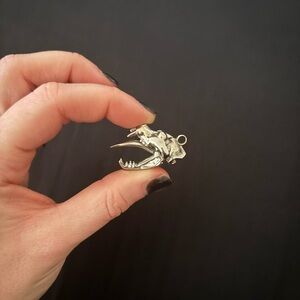 Hard Jewelry Stainless Steel Skull Pendant